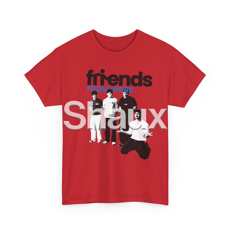 Friends From Work UK Youtube T-Shirt | Italian Bach, Arthur TV, George Clarke, Arthur Hill Tee | Retro Style T-Shirt Unisex image 7