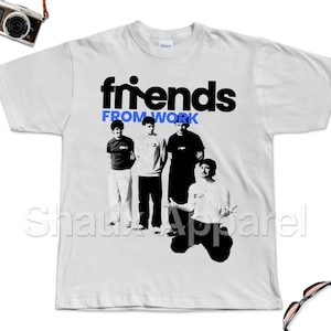 YouTube-T-shirt Friends From Work UK | Italiaanse Bach, Arthur TV, George Clarke, Arthur Hill Tee | T-shirt in retrostijl, uniseks