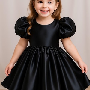 Black Puffy Dress - Etsy
