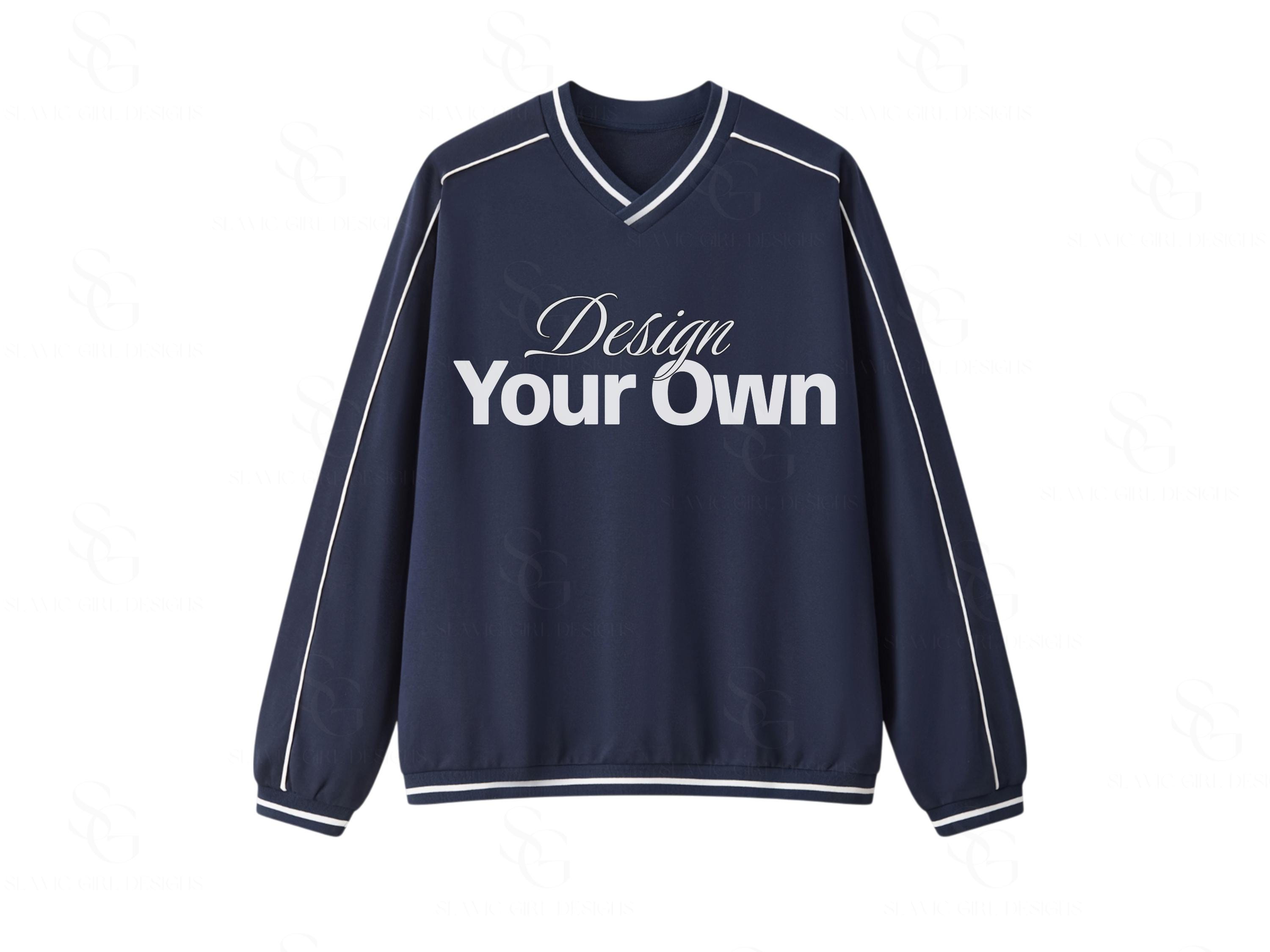 Personalized Crew Neck Sweatshirt Front and Back - Etsy
