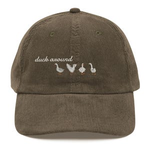 Vintage Embroidered Hat, Retro Style Hat, Organic Cotton Hat, Trendy Dad Hat, Casual Wear Accessory, Gift for Friends