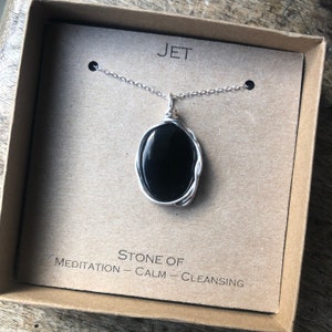 Collier De Deuil Ancien Vintage - Ras-du-cou Noir, Pierre De Jais Et Verre, France