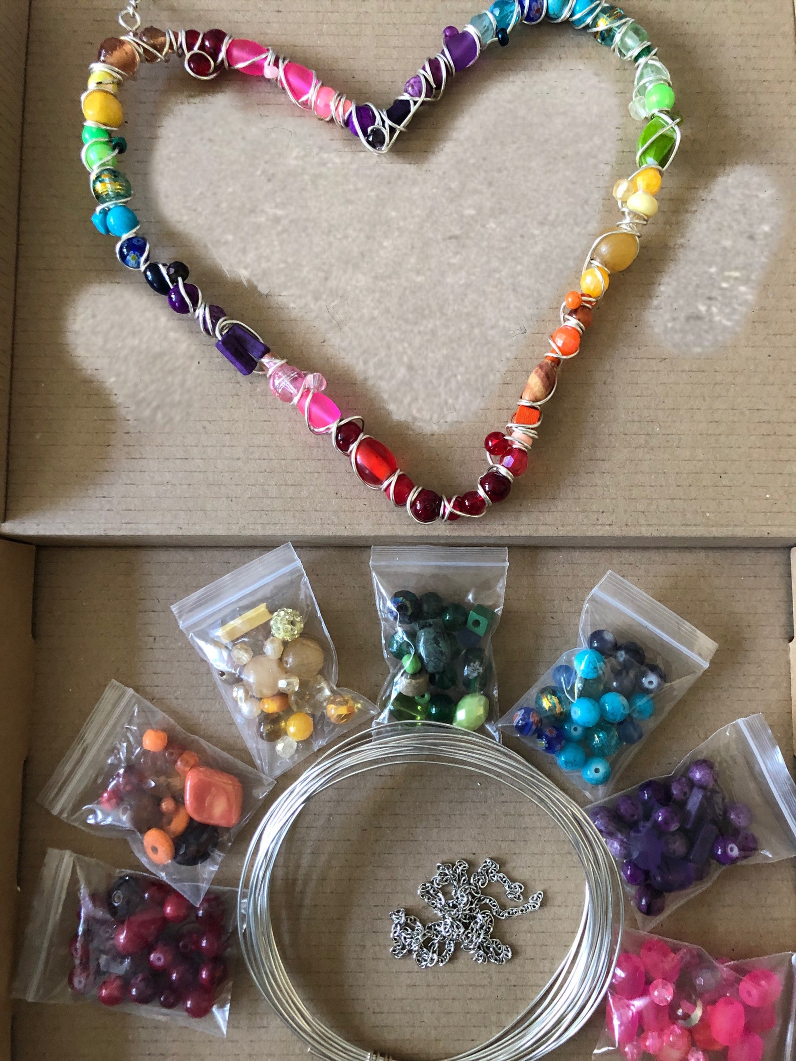 Kit Rainbow Sun Catcher Kit / Wire Work Kit / Rainbow Window Etsy