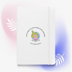 Motivational Notebook &quot;What you imagine already exists&quot; – Diary with inspirational quote – Dulce Serena Sensata Brand Zodiac Sign