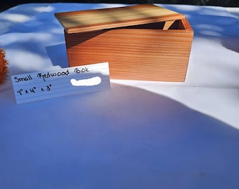 Handcrafted Wooden Keepsake Box – Rustic Storage for Jewelry, Trinkets, Cards, or Special Gifts