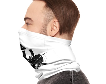 Still Solid planet design Neck Gaiter