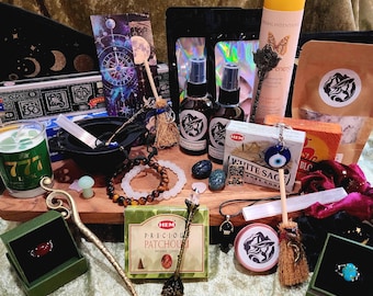 Caja misteriosa de brujas