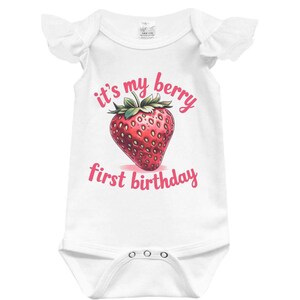 Berry First Birthday PNG, Strawberry First Birthday png, Strawberry Theme Birthday png, Sweet One png, Girls 1st birthday png