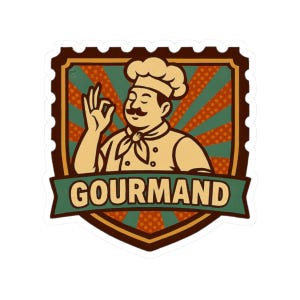 PEAK Gourmand Badge Kiss-Cut Sticker | PEAK Game, Gamer Decor