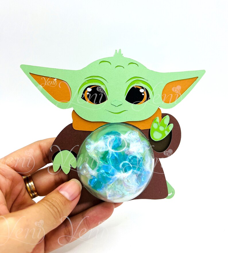 WITH Spoon Mechanism Baby Yoda Candy Holder Digital Files Etsy