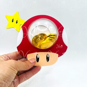 Super Mega Pack Mario Bros candy holders For 8cm / 3.15 Sphere Digital Files svg studio with Dotted Opening FREE image 7