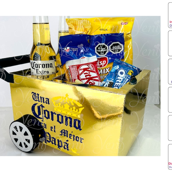 Snacks Cart with cup holders for Dad / digital file / Svg (Cricut and Brother) Studio (Silhouette)