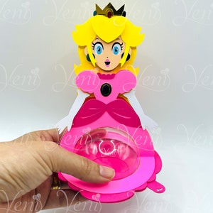 Super Mega Pack Mario Bros candy holders For 8cm / 3.15 Sphere Digital Files svg studio with Dotted Opening FREE image 4