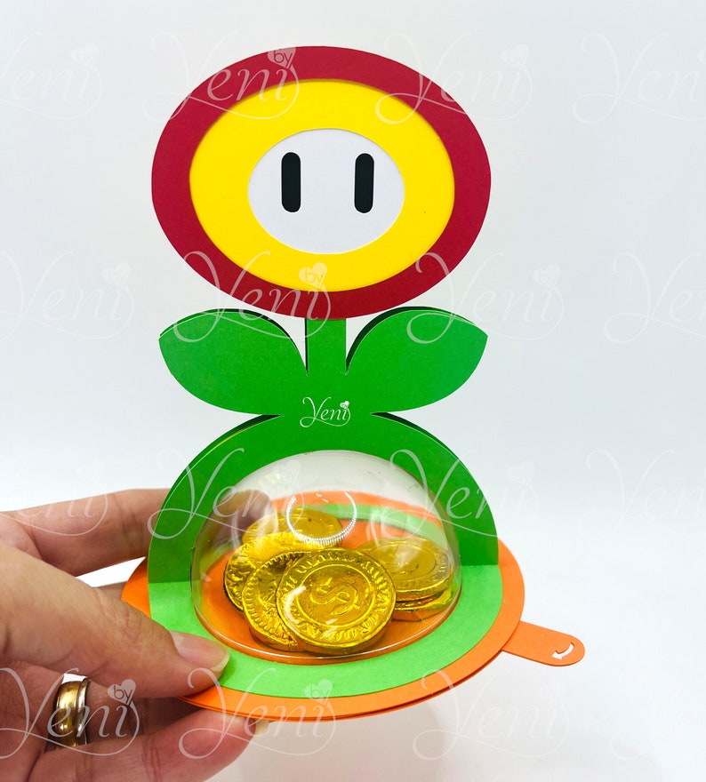 Super Mega Pack Mario Bros candy holders For 8cm / 3.15 Sphere Digital Files svg studio with Dotted Opening FREE image 8