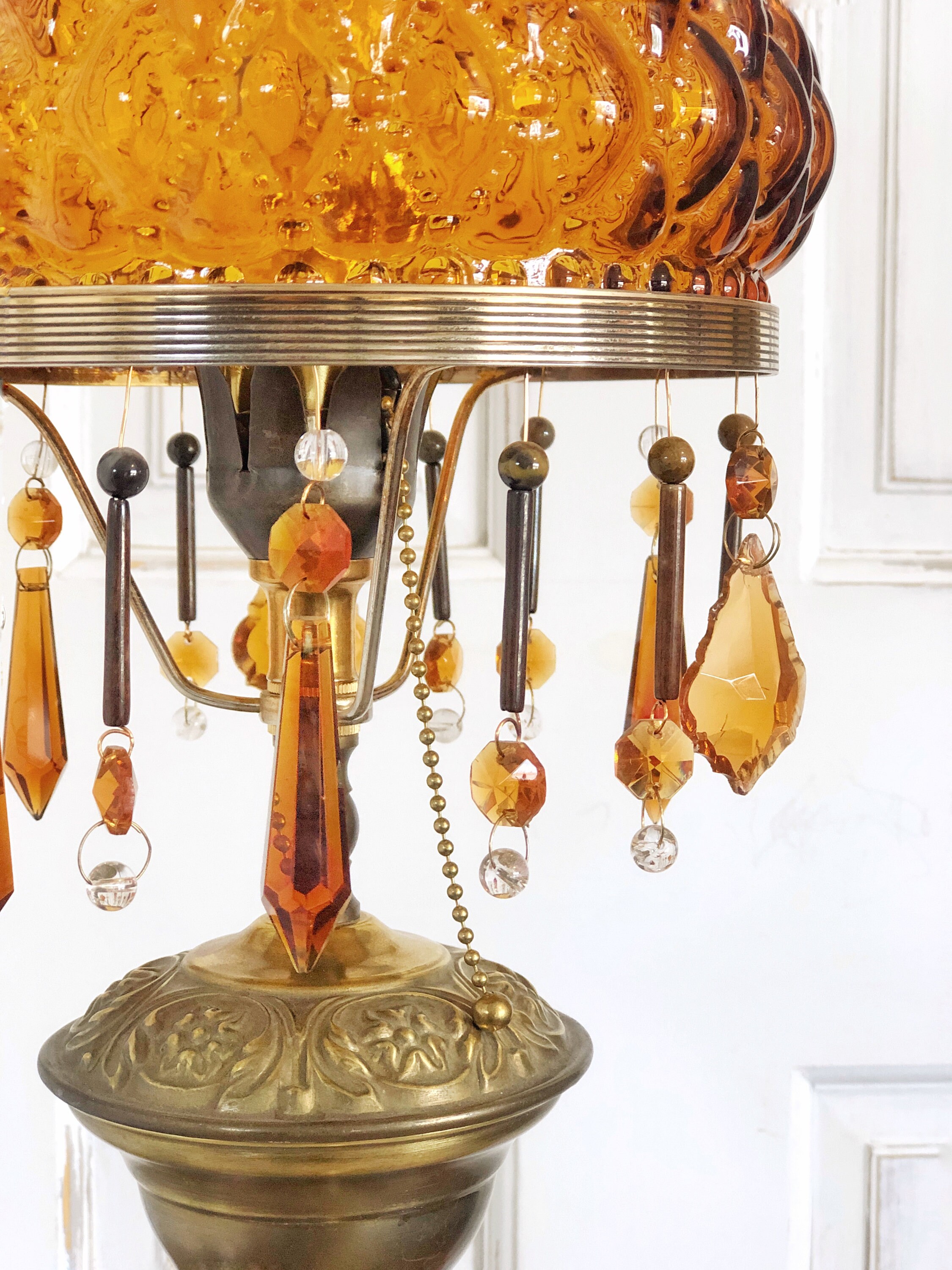 未開封　amber diamond pattern lamp shade 未開封 amber diamond pattern lamp shade 未開封amber diamond