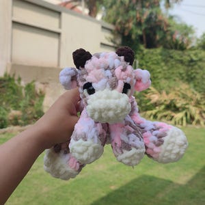 Crochet Cow Pattern: Bubblegum Moo Amigurumi Plushie (PDF Pattern) Beginner Friendly