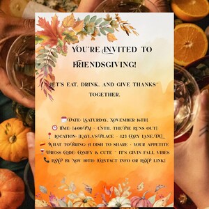FriendsGiving Invitation