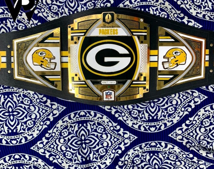 Green Bay Packers Championship Belt Replica Title belt 2mm 4mm Brass Zinc