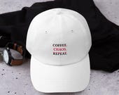 Coffee. Chaos. Repeat. Baseball Cap