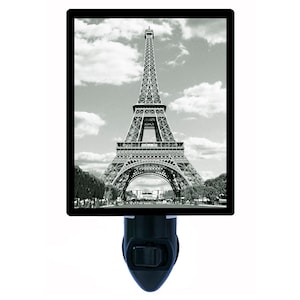 Eiffel Tower – Paris France Night Light – French Plug In Light – Romantic Home Decor – Free Switchable Insert Included