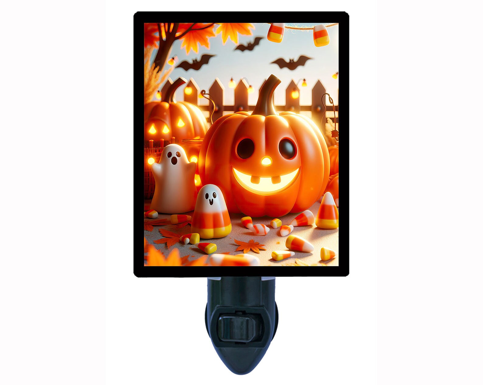 Halloween Pumpkin Night Light – USB Rechargeable LED Kids Lamp, Cute Decor For Bedroom, Table, Nursery, Parties, With Adjustable Brightness And Auto-Off Timer