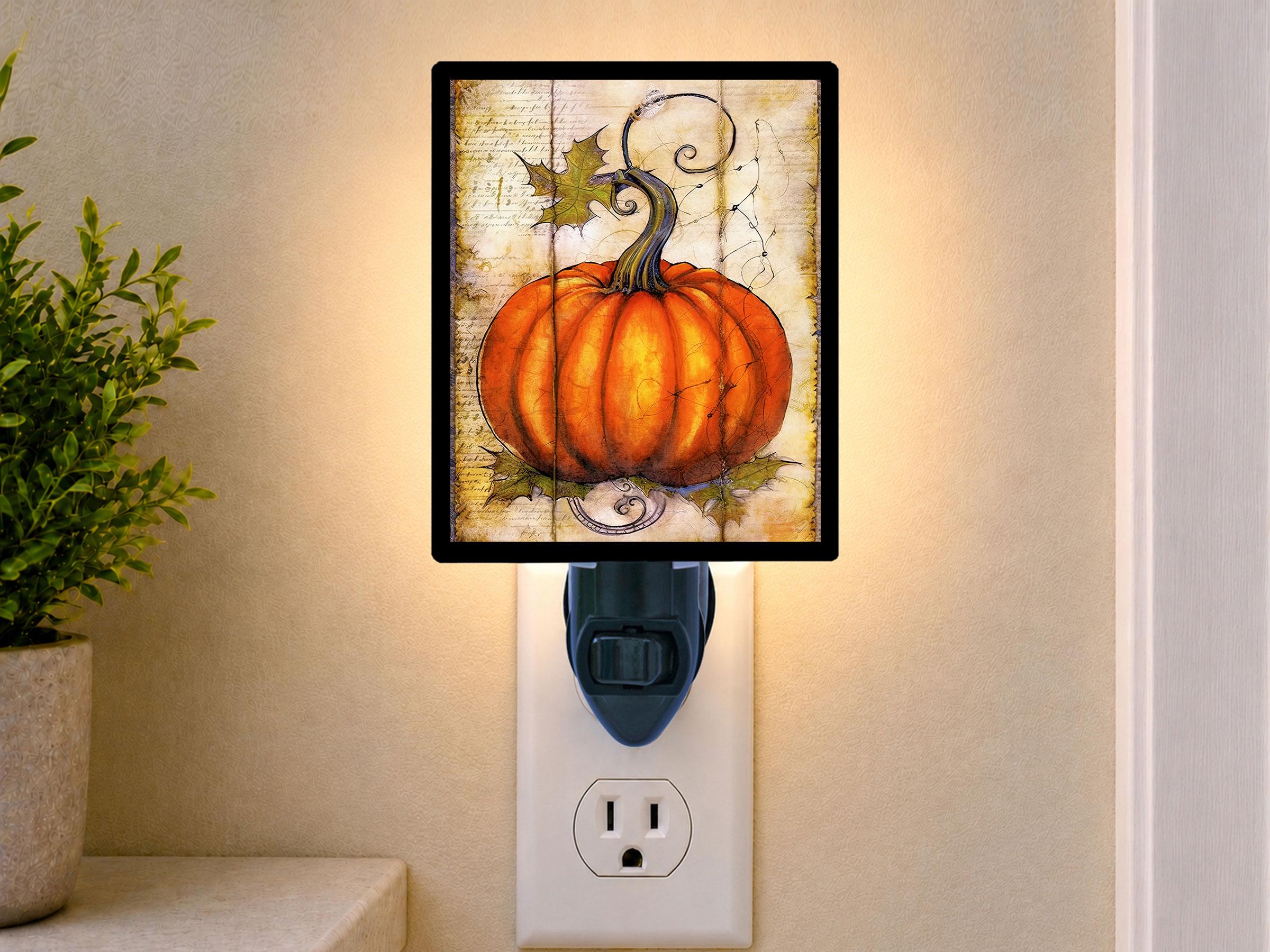 Vintage Glass Night Light - Etsy