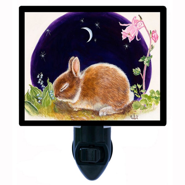 Rabbit Night Light - Etsy