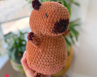 Capibara gehaakt pluche | Amigurumi-capibara
