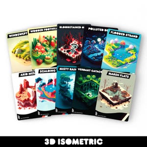 MTG Fetch Lands Proxy Set: 7 Art Styles for EDH/cEDH
