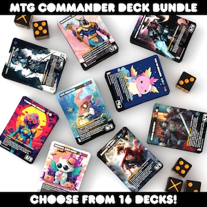 MTG Proxy Commander Deck Mega Bundle: 108 Cards & Bonus