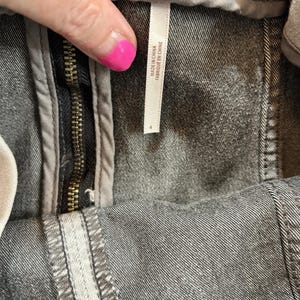 Spódnica Free People damska Modern Femme Cadet Grey Denim Mini rozmiar 4 zdjęcie 7