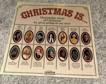 Christmas Is Memorable Songs of Christmas Vinyl LP Frank Sinatra Streisand 1972