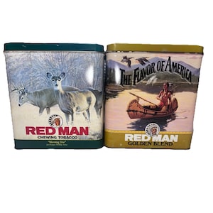 Red Man Chewing Tobacco Tin