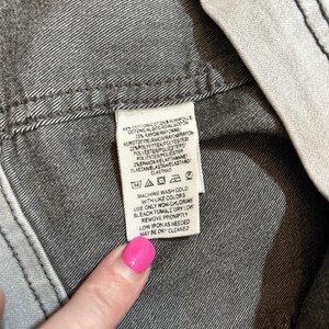 Spódnica Free People damska Modern Femme Cadet Grey Denim Mini rozmiar 4 zdjęcie 4