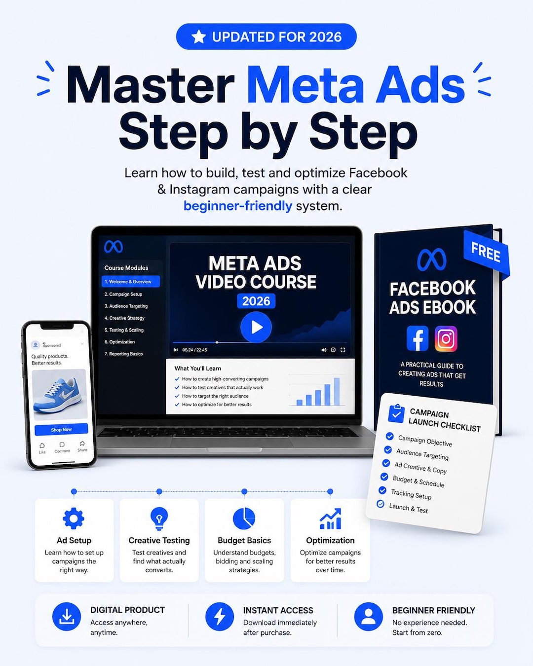 Meta Ads Video Course 2026 | Facebook Advertising Masterclass (digital ...