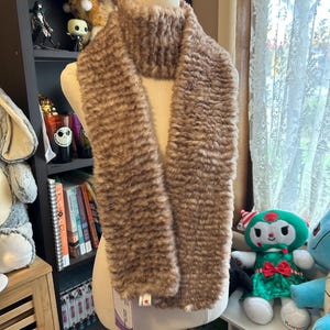 2 Metre Handmade Knitted Woollen Polyester Scarf
