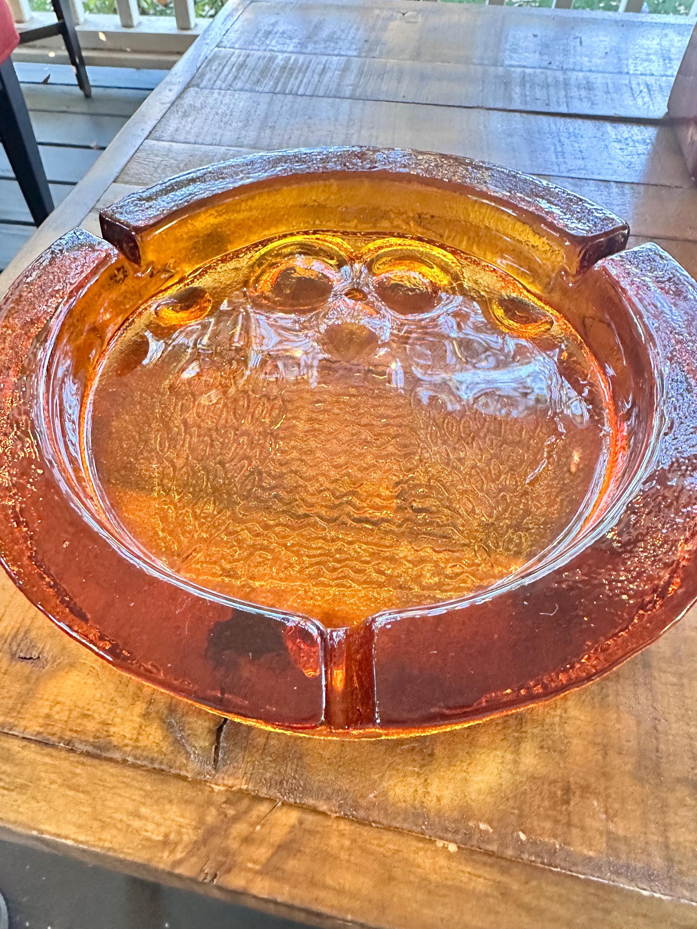 Amber Pipe Ashtray - Etsy