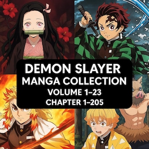 Demon Slayer Manga Complete Collection – Volumes 1–23 | Chapters 1–205 | Digital Download