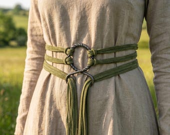 Women Leather Strap Belt Fantasy Cosplay for Medieval Dress Larp Clothes