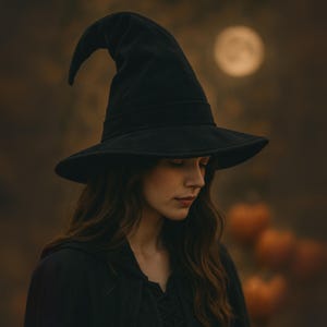 MaxToonrain Hexenkostüm Für Damen – Lila-schwarzes Kleid Mit Hut, Für Halloween & Cosplay