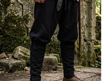 Noorse Viking Middeleeuwse Broek Ren Faire Kostuum Cosplay Harembroek