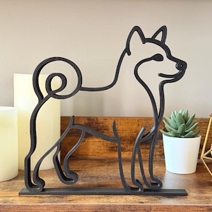 Shiba Inu sculpture