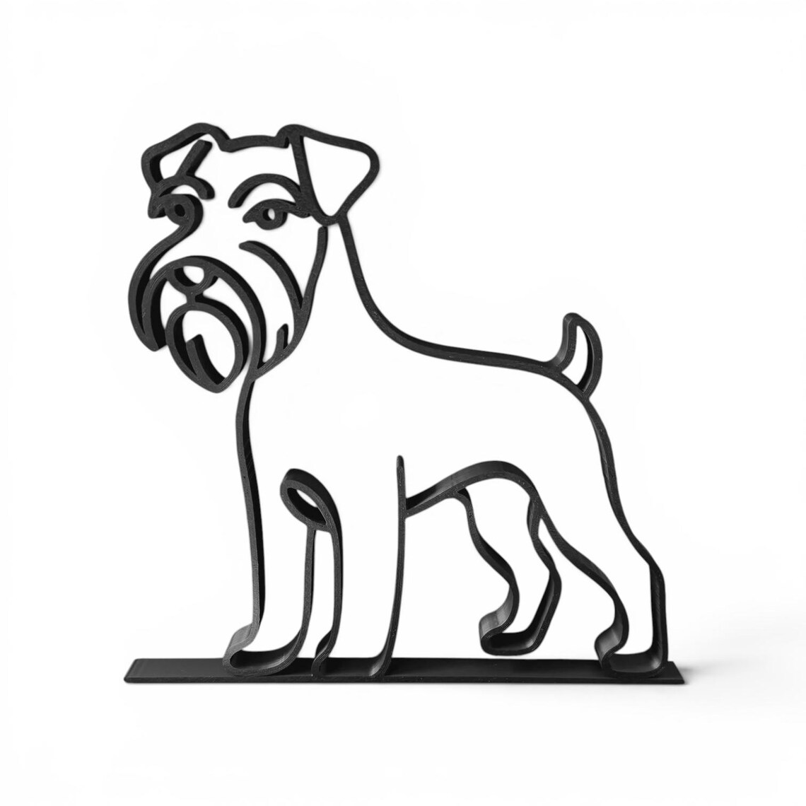 Schnauzer sculpture