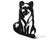 Gift for Alaskan Malamute dad, black line art Alaskan Malamute sculpture angled view, minimalist Alaskan Malamute figurine, Alaskan Malamute mom gift, Alaskan Malamute lover gift, Alaskan Malamute owner gift, Alaskan Malamute gifts for men, Alaskan Malamute gifts for women, Alaskan Malamute home decor, Alaskan Malamute statue, Malamute Christmas gift, Malamute birthday gift keepsake