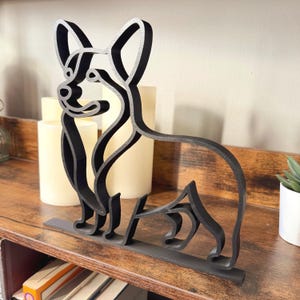 Corgi sculpture