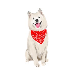 Custom Watercolor Pet Portrait: Hand-Drawn Dog Painting from Photo