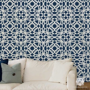 Modern Moroccan Lace Wall Stencils Painting Decorative Wall - Etsy