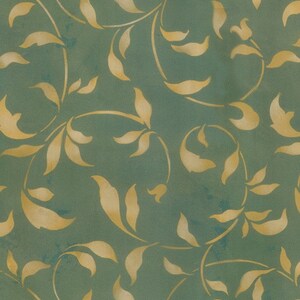 Large Vine Wallpaper Wall Stencil Decorating a Classic Feature Wall with Leaves and Plants Wall Mural image 2