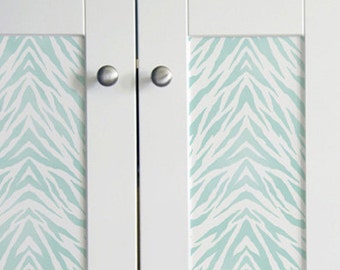 Furniture & Wall Stencil Pattern Zebra Stripes Border or Allover Stencil for DIY Wall Decor