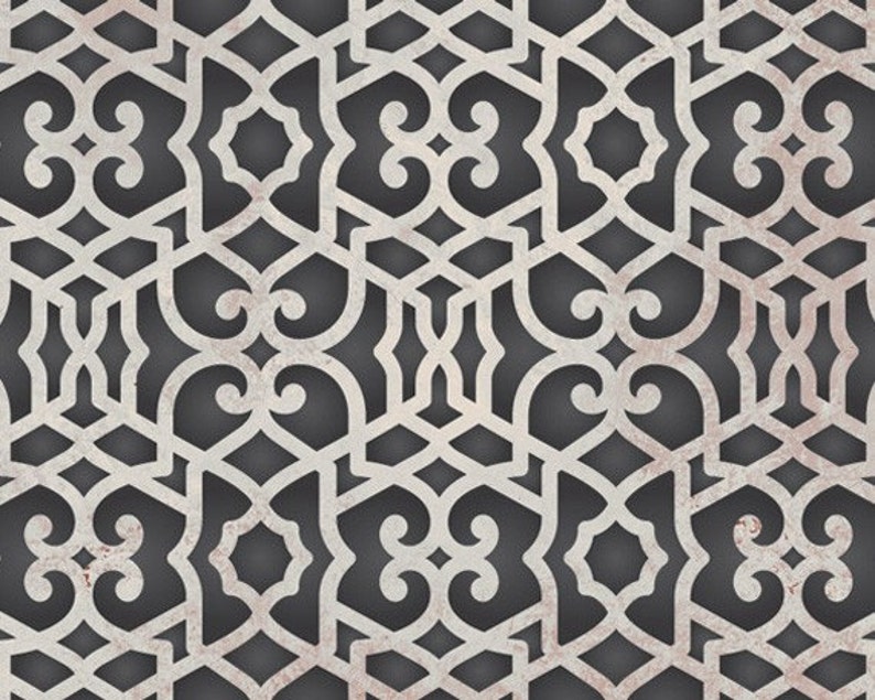 Wall /& Furniture Stencil Small Chez Sheik Moroccan Stencil for DIY Decorating and Wall Decor